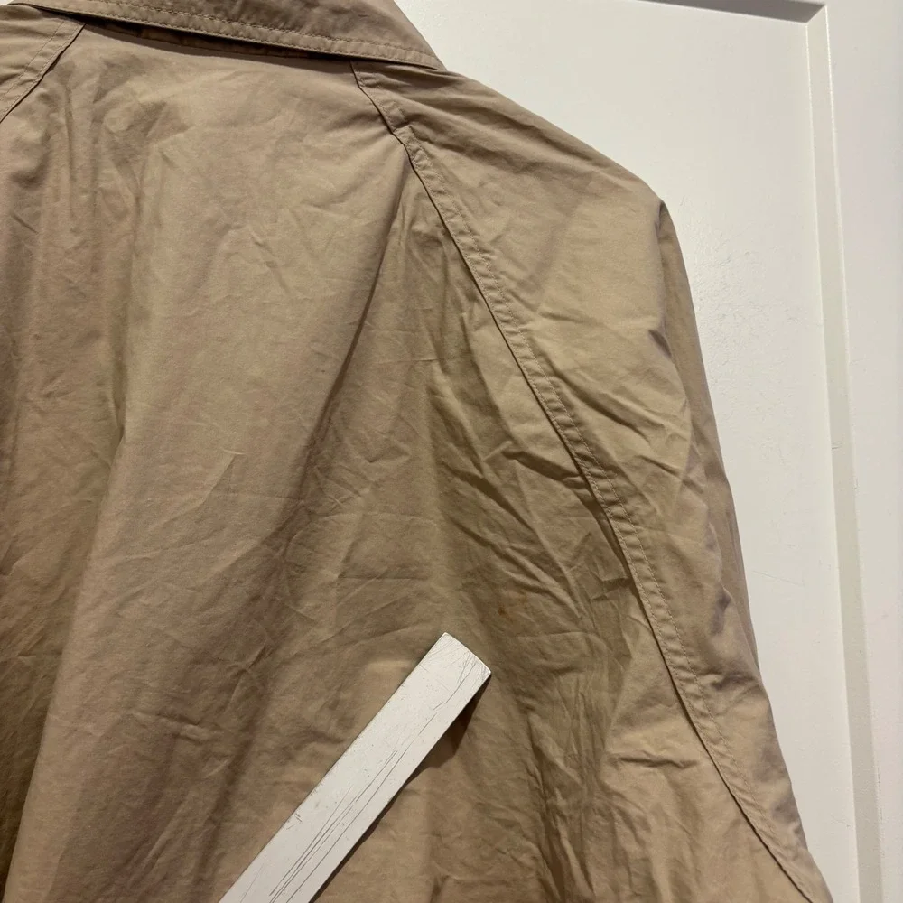 Vintage Izod Lacoste Harrington Jacket Mens XL‎ Tan Beige Cotton Windbreaker Zip